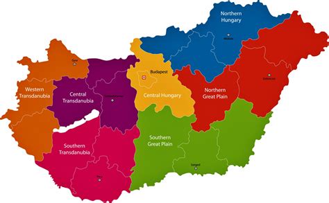 route planner magyar regions